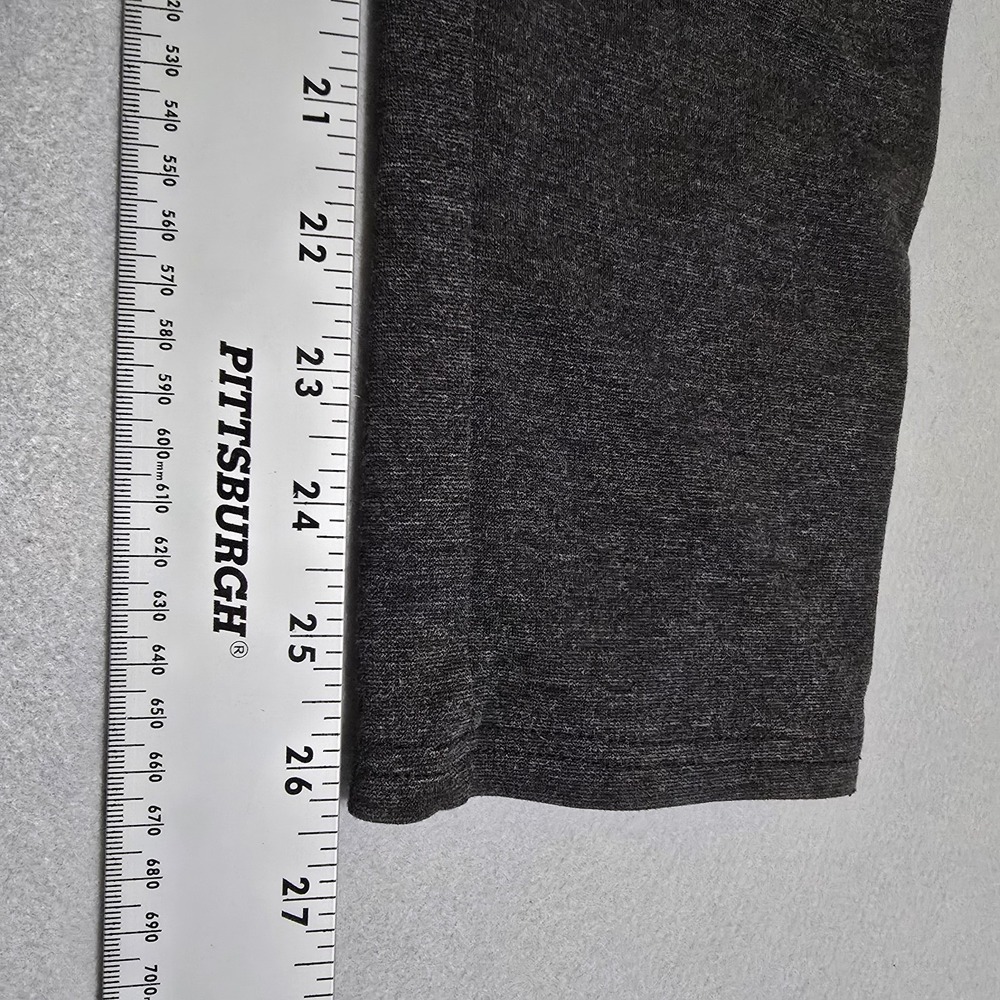 A New Day Women XL Charcoal Gray Knit Pants Ankle Zip Tapered Stretch Pockets - Picture 9 of 10